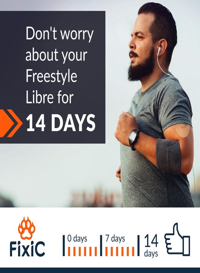 FixiC Freestyle Adhesive Patches 25 PCS – Good for Libre 1, 2, 3 & Plus – G7 & Stelo – Guardian – Waterproof Adhesive Patches – Libre Adhesive Covers – Pre-Cut – Best Fixation for Your Sensor! (Tan) - Image 4